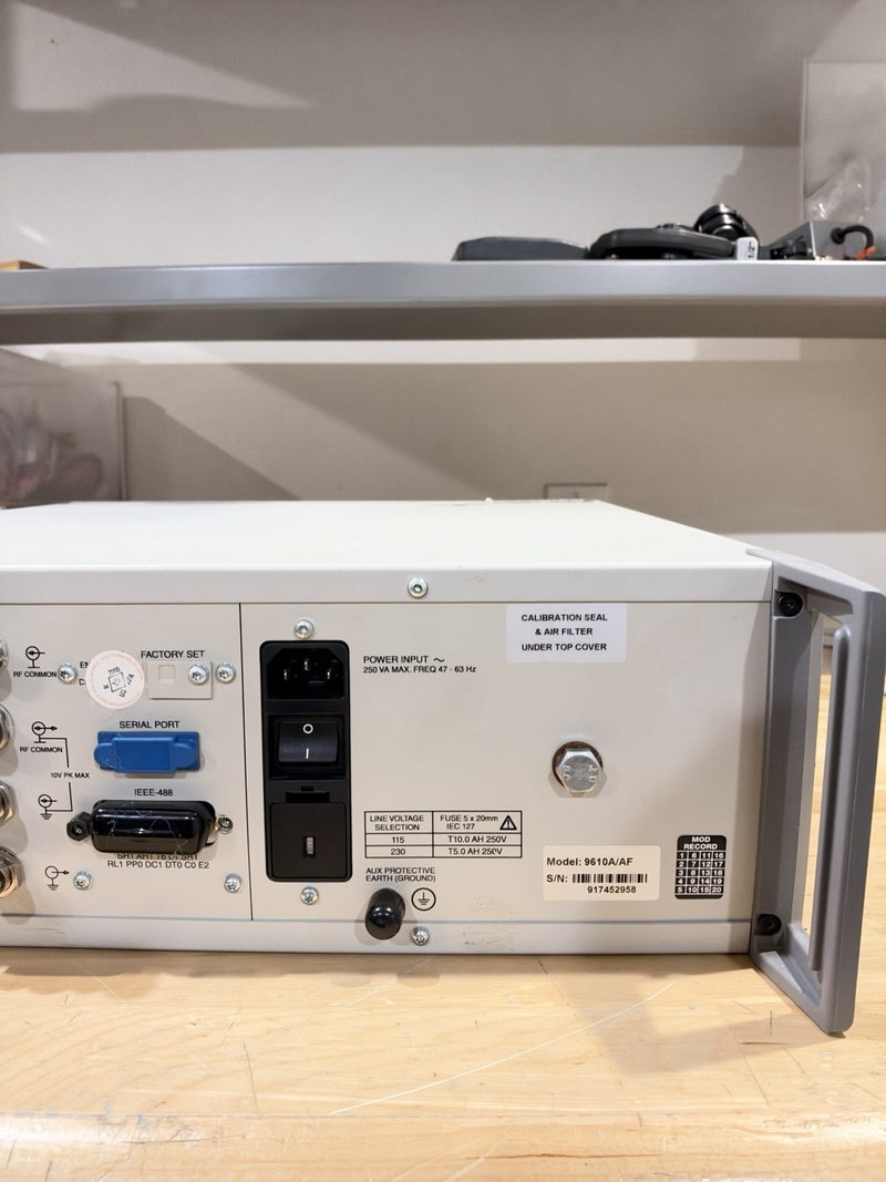 FLUKE 9610A/AF RF REFERENCE SOURCE - FREE SHIPPING (SHIPS FAST)