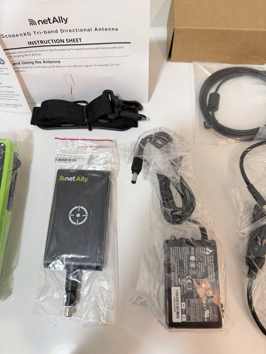 NETALLY AIRCHECK G2 KIT W/ ANTENNA & ACCESSORIES NEW FACTORY SEALED - SHIPS FREE