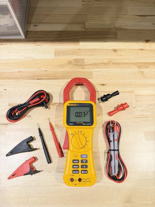 FLUKE 355 AC/DC CLAMP METER WITH ACCESSORIES