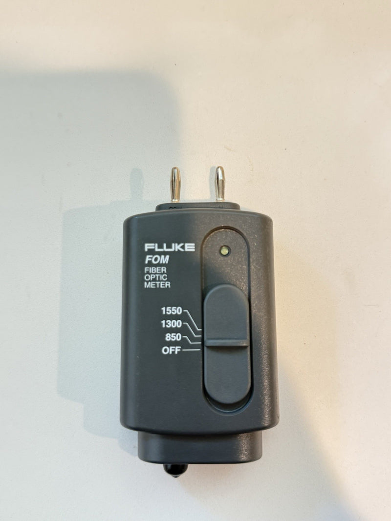 FLUKE NETWORKS DSP-FOM SM MM FIBER OPTIC POWER METER FOR DSP-4000 DSP-4300 FOM