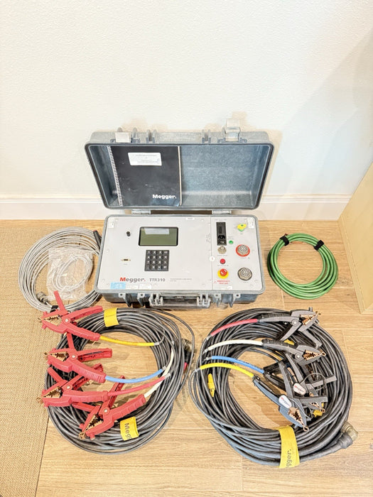 MEGGER TTR310 THREE PHASE TRANSFORMER TURNS RATIO TESTER CALIBRATED 2026