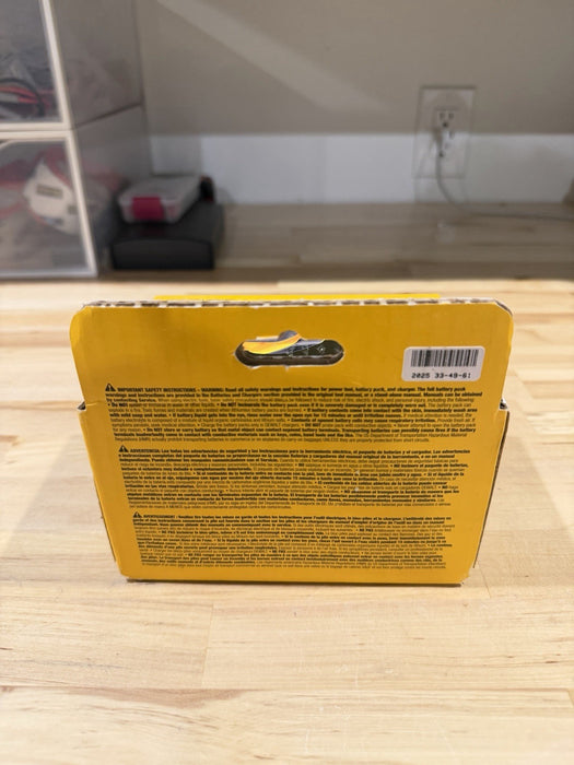 DEWALT FLEXVOLT DCB612 20V/60V MAX 12.0AH LITHIUM BATTERY MFD-2025 NEW SEALED