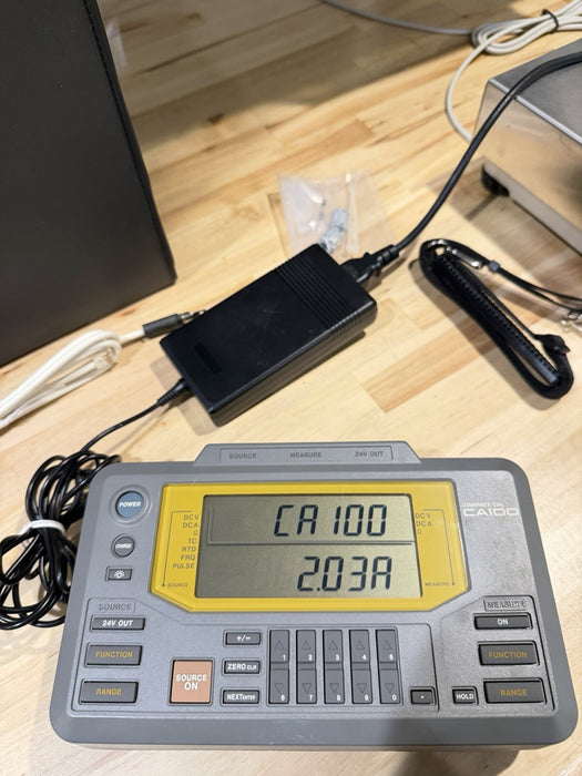 YOKOGAWA COMPACT CA100 CALIBRATOR W/ ACCESSORIES (TESTED) FREE SHIPPING
