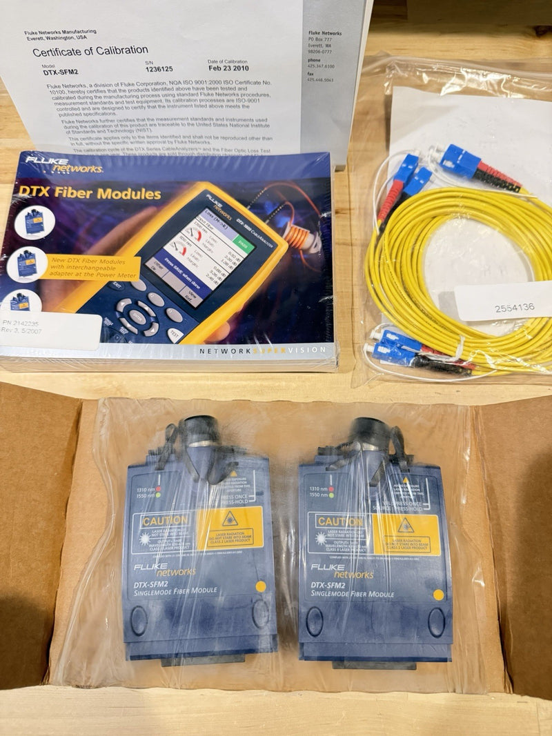 FLUKE NETWORKS DTX-SFM2 FIBER MODULE