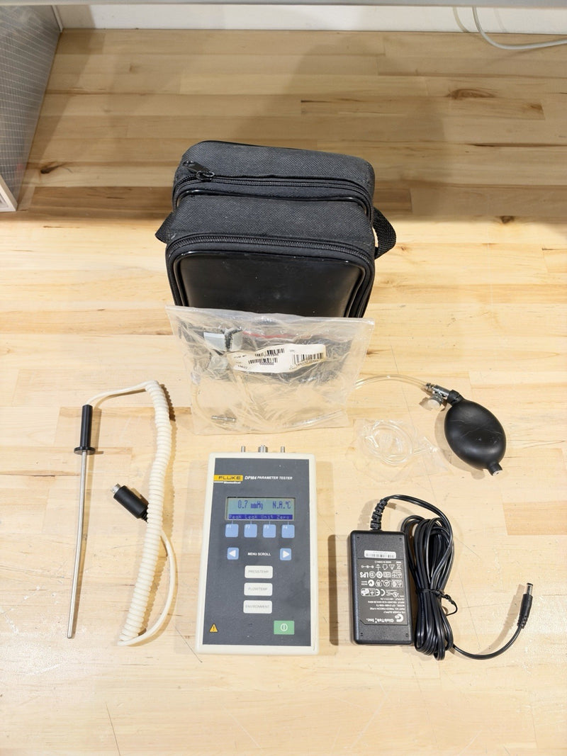 FLUKE BIOMEDICAL DPM4-2H PARAMETER TESTER W/ CHARGER & PROBE (TESTED) SHIPS FAST