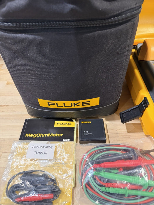 FLUKE 1550 MEGOHMMETER HIGH VOLTAGE INSULATION TESTER (NEW) SHIPS FAST