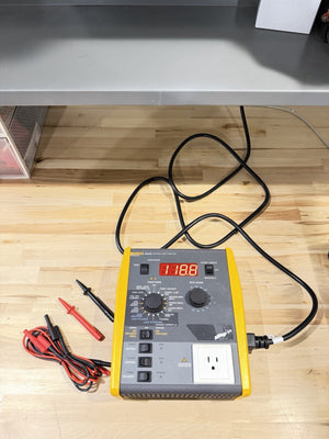 FLUKE BIOMEDICAL ESA601 ELECTRICAL SAFETY ANALYZER TESTER CALIBRATED 2025