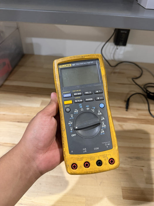 FLUKE 187 TRUE RMS MULTIMETER FOR PARTS