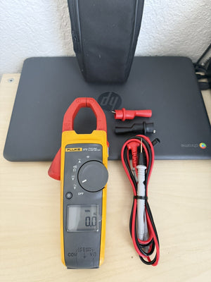 FLUKE 373 TRUE RMS 600V AC/DC CLAMP METER WITH LEADS