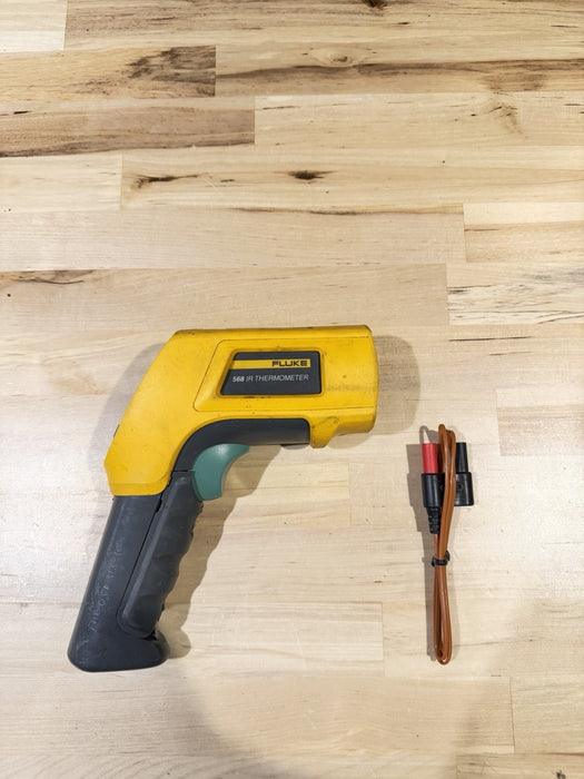 FLUKE 568 IR THERMOMETER WITH PROBE TESTED