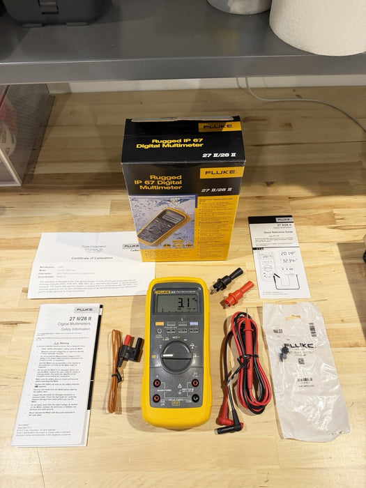 FLUKE 28 II TRUE RMS MULTIMETER (NEW FACTORY SEALED) CALIBRATED 2026 -SHIPS FAST