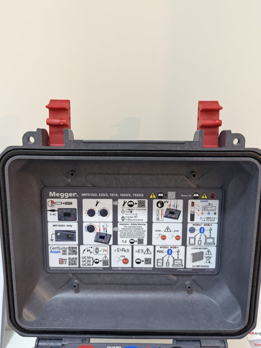 MEGGER MIT525-2 5KV ADVANCED INSULATION TESTER CALIBRATED 2025/2026