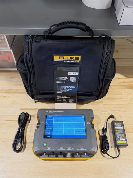 FLUKE VT900 GAS FLOW ANALYZER W/CASE & CHARGER-FREE SHIPPING (TESTED)