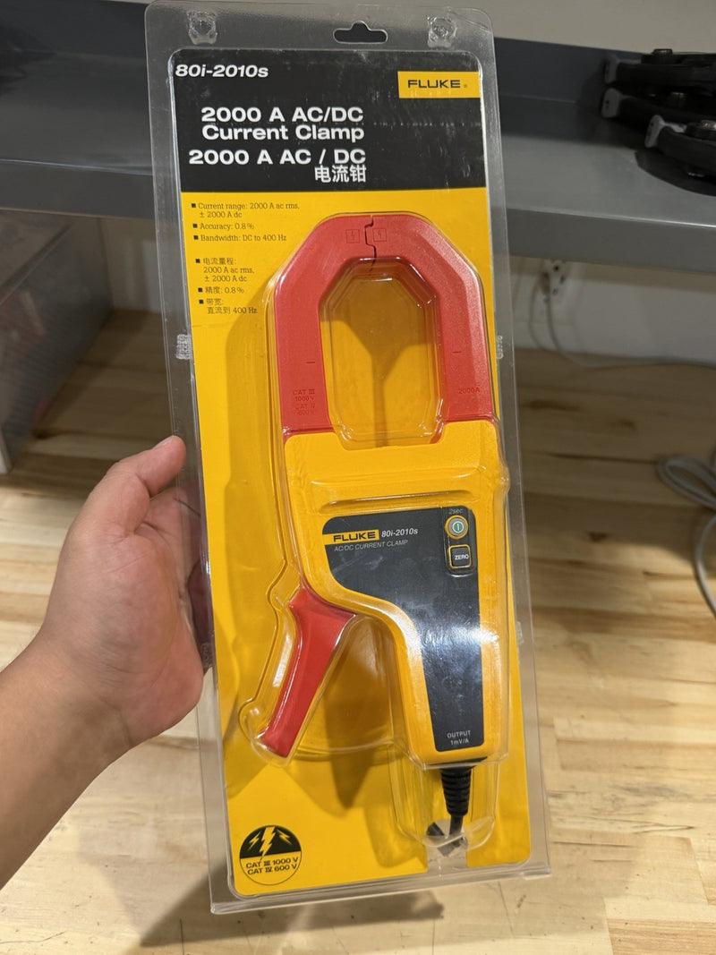 FLUKE 80I-2010S 200 A AC/DC CURRENT CLAMP 2000 A AC / DC (NEW SEALED) SHIPS FAST