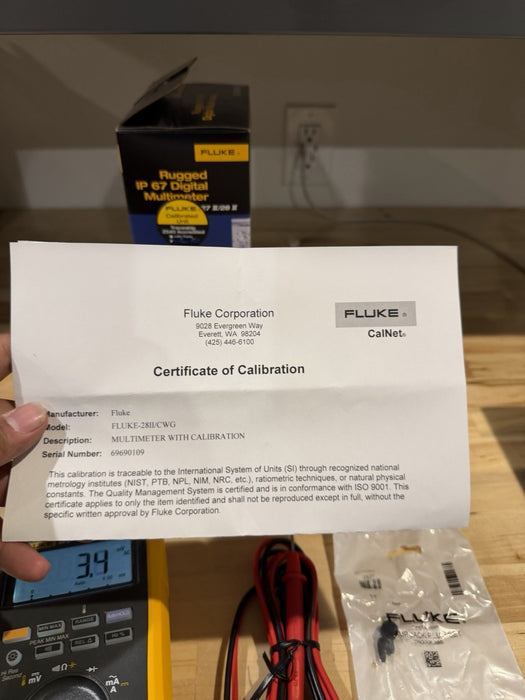 FLUKE 28 II TRUE RMS MULTIMETER (NEW FACTORY SEALED) CALIBRATED 2026 -SHIPS FAST