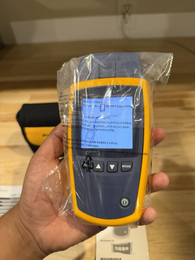 FLUKE NETWORKS MICROSCANNER 2 CABLE VERIFIER TESTER TESTED