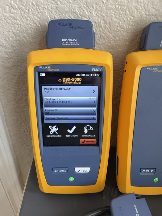 FLUKE NETWORKS DSX-5000 VERSIV CAT6A CABLE CERTIFIER TESTER KIT