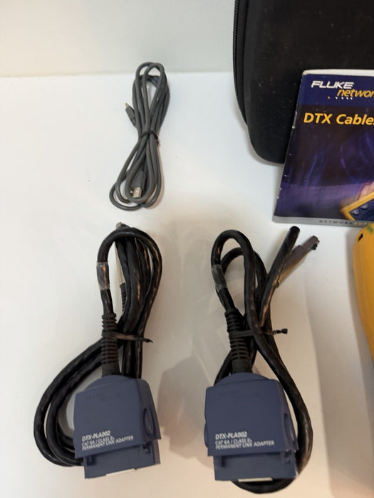FLUKE NETWORKS DTX-1800 DTX CABLE ANALYZER KIT & PLA002 TESTED