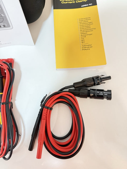 FLUKE 283 FC/PV SOLAR DIGITAL MULTIMETER & WIRELESS CURRENT CLAMP NEW MFD-2025