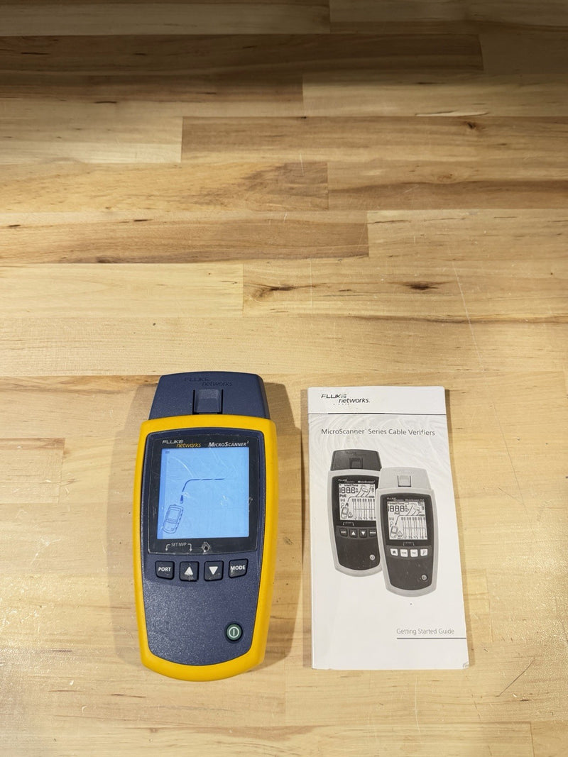FLUKE NETWORKS MICROSCANNER 2 CABLE VERIFIER TESTED