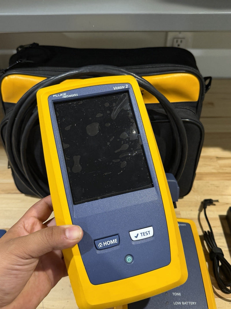 FLUKE NETWORKS DSX2-5000 2 CAT6 CAT6A LAN CABLE CERTIFIER TESTER CALIBRATED 2026