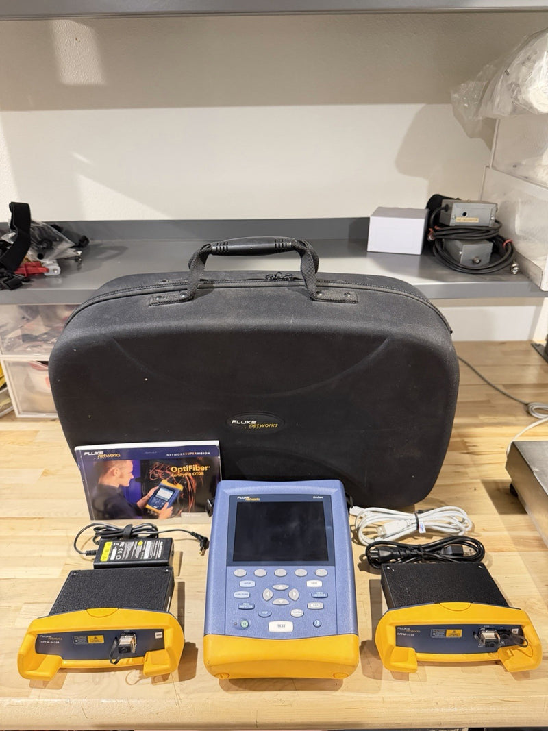 FLUKE NETWORKS OPTIFIBER WITHOFTM-5610B & OFTM-5730 TESTED