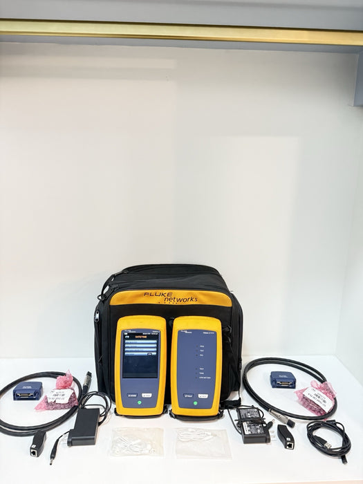 FLUKE NETWORKS DSX2-5000 VERSIV CAT6A CABLE CERTIFIER TESTER KIT CALIBRATED 2024