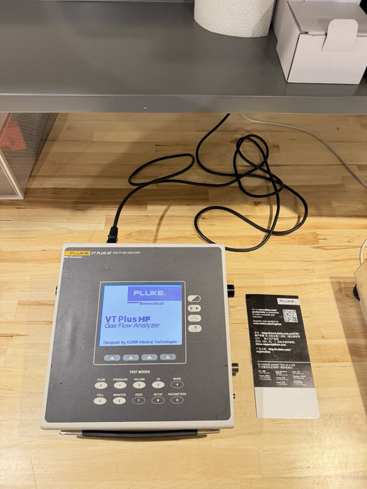 FLUKE VT PLUS HF GAS FLOW ANALYZER W / CHARGER (TESTED) SHIPS FAST