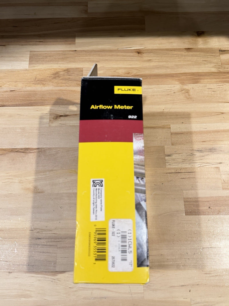 FLUKE 922 AIRFLOW METER WITH ACCESSORIES