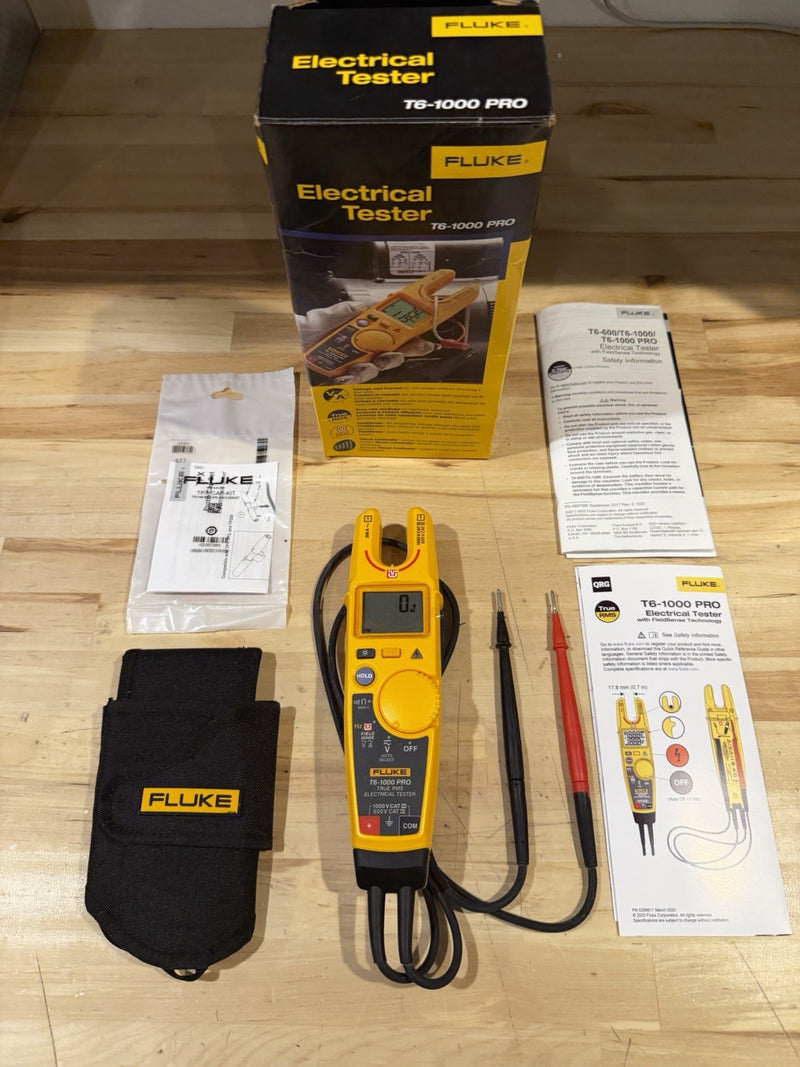 FLUKE T6-1000 PRO ELECTRICAL TESTER FIELDSENSE 1000V AC/DC SHIPS FAST