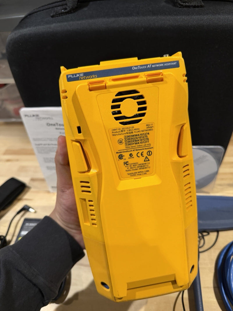FLUKE NETWORKS VERSIV TFS ONE TOUCH AT NETWORK ASSISTANT KIT TESTED