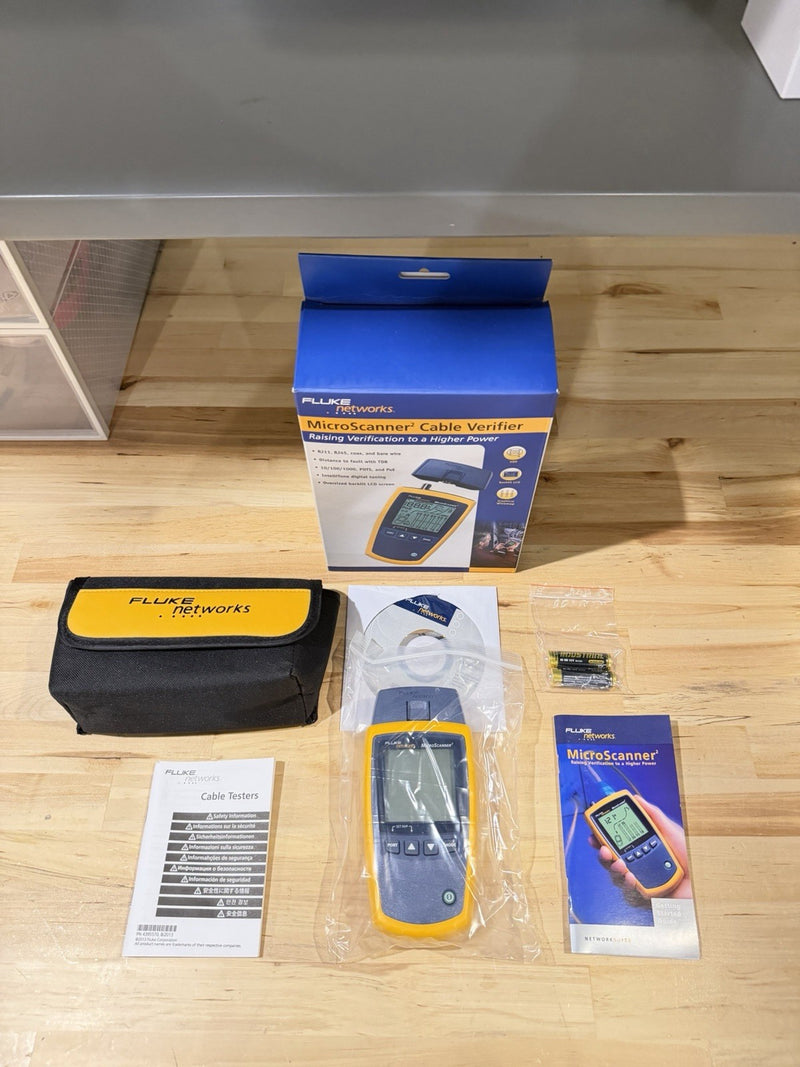 FLUKE NETWORKS MICROSCANNER 2 CABLE VERIFIER