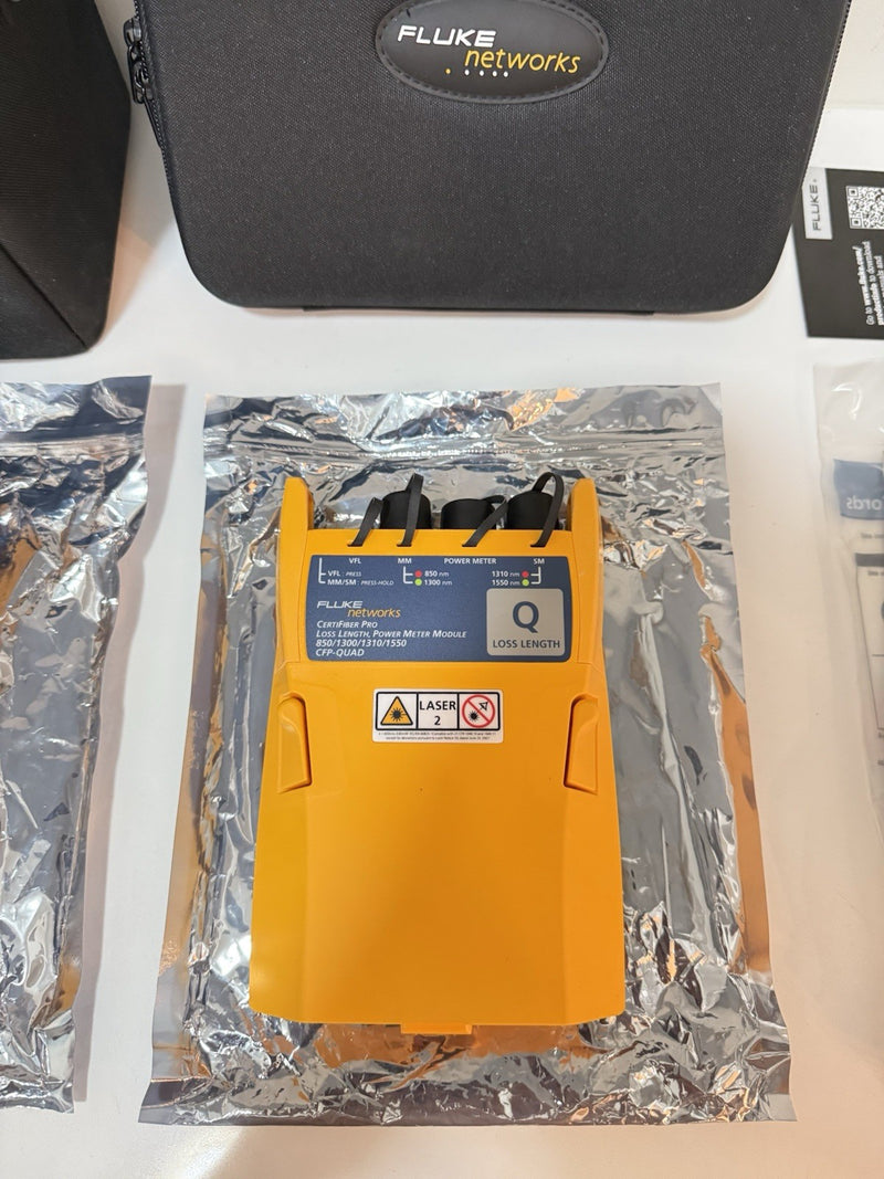 FLUKE NETWORKS CFP-Q CFP-QUAD MODULES KIT TESTED