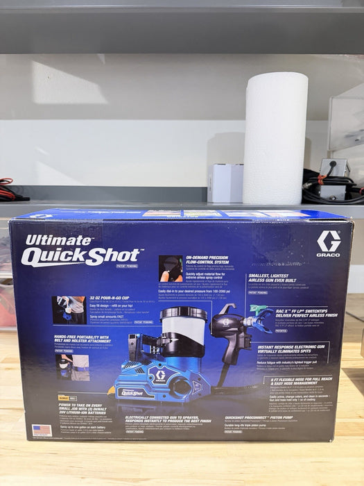 GRACO 826308 ULTIMATE QUICK-SHOT AIRLESS PAINT SPRAYER (NEW FACTORY SEALED) NEW