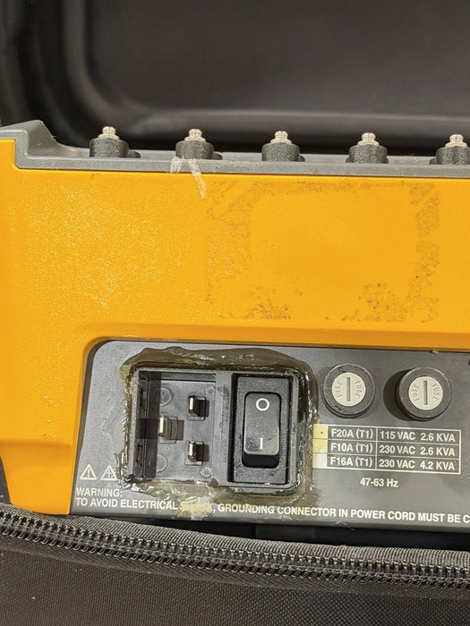 FLUKE ESA620 BIOMEDICAL ELECTRICAL SAFETY ANALYZER W/ CASE & CHARGER /SHIPS FAST
