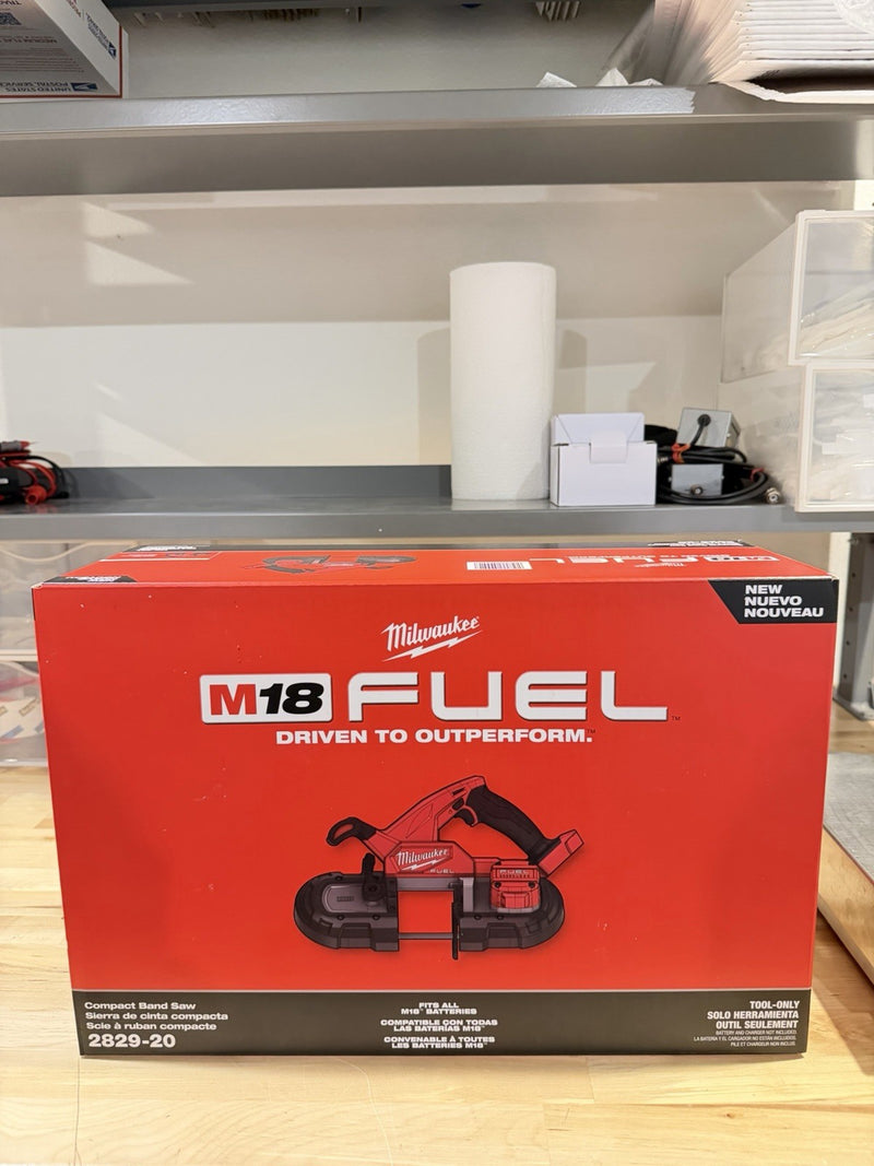 MILWAUKEE 2829-20 M18 FUEL 3-1/4" X 3-1/4" COMPACT VARIABLE SPEED BAND SAW BARE