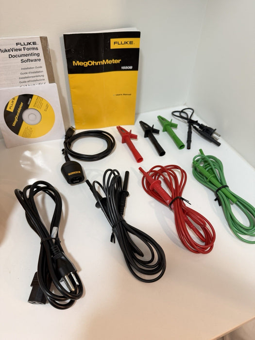 FLUKE 1550B MEGOHMMETER HIGH VOLTAGE INSULATION TESTER (NEW) SHIPS FAST