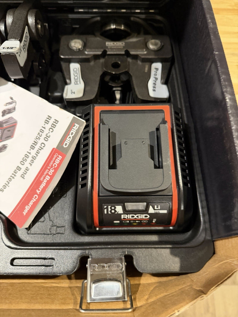 RIDGID RP 350 PRESS TOOL KIT 67053 1/2" TO 2" PROPRESS JAWS - NEW FACTORY SEALED