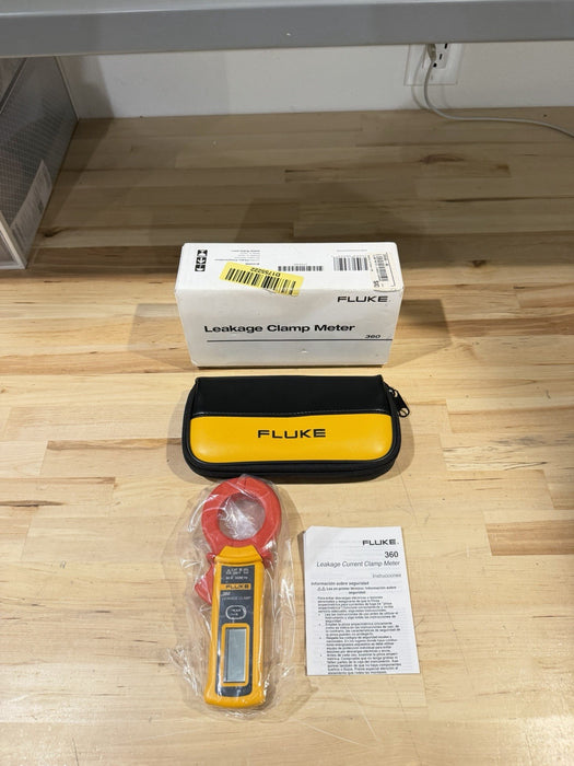 FLUKE 360 AC LEAKAGE CURRENT CLAMP METER TESTED RARE