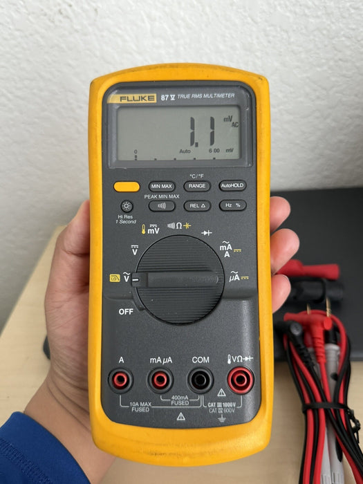 FLUKE 87-V INDUSTRIAL TRUE RMS DIGITAL MULTIMETER