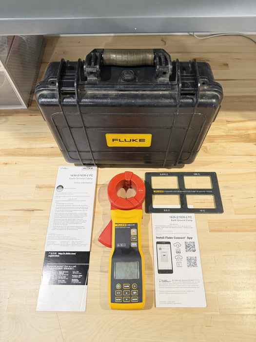 FLUKE 1630-2 FC EARTH GROUND CLAMP (TESTED) FREE SHIPPING