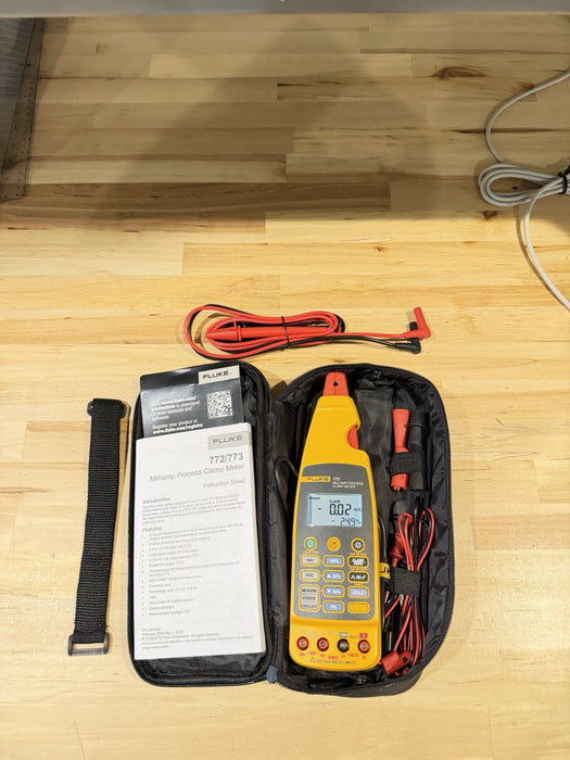 FLUKE 773 MILLIAMP PROCESS CLAMP (TESTED) NEW FREE SHIPPING