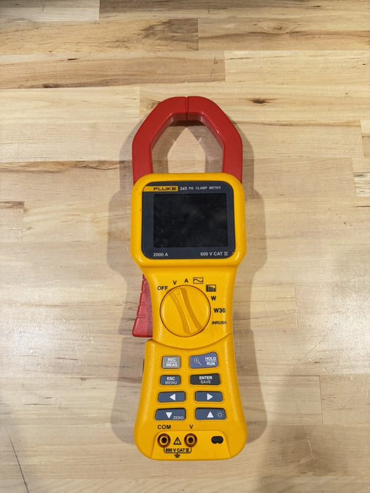 FLUKE 345 POWER QUALITY CLAMP METER FOR PARTS