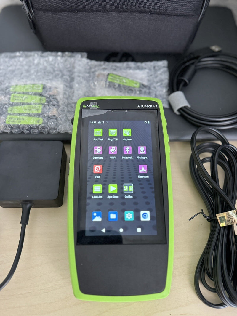 NETALLY, AIRCHECK G3 PRO WIRELESS TESTER KIT WITH 1-6 WIRE VIEW WITHBAG & CABLES