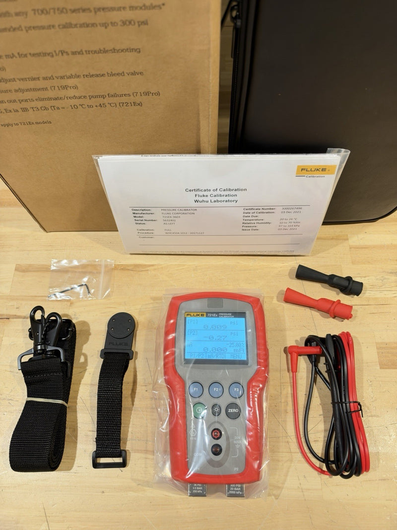 FLUKE 721EX-3603 PRESSURE CALIBRATOR 36 PSIG/300 PSIG (NEW SEALED) FREE SHIPPING