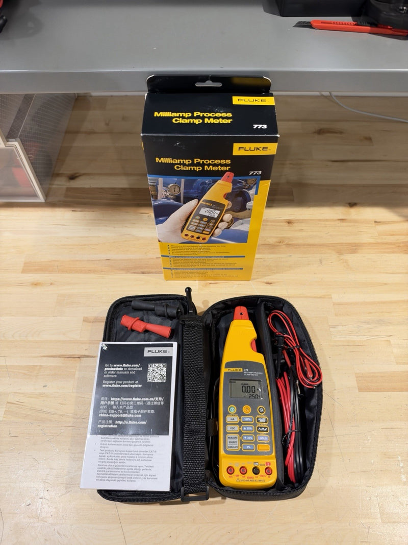 FLUKE 773 MILLIAMP PROCESS CLAMP (TESTED) NEW FREE SHIPPING - NEW
