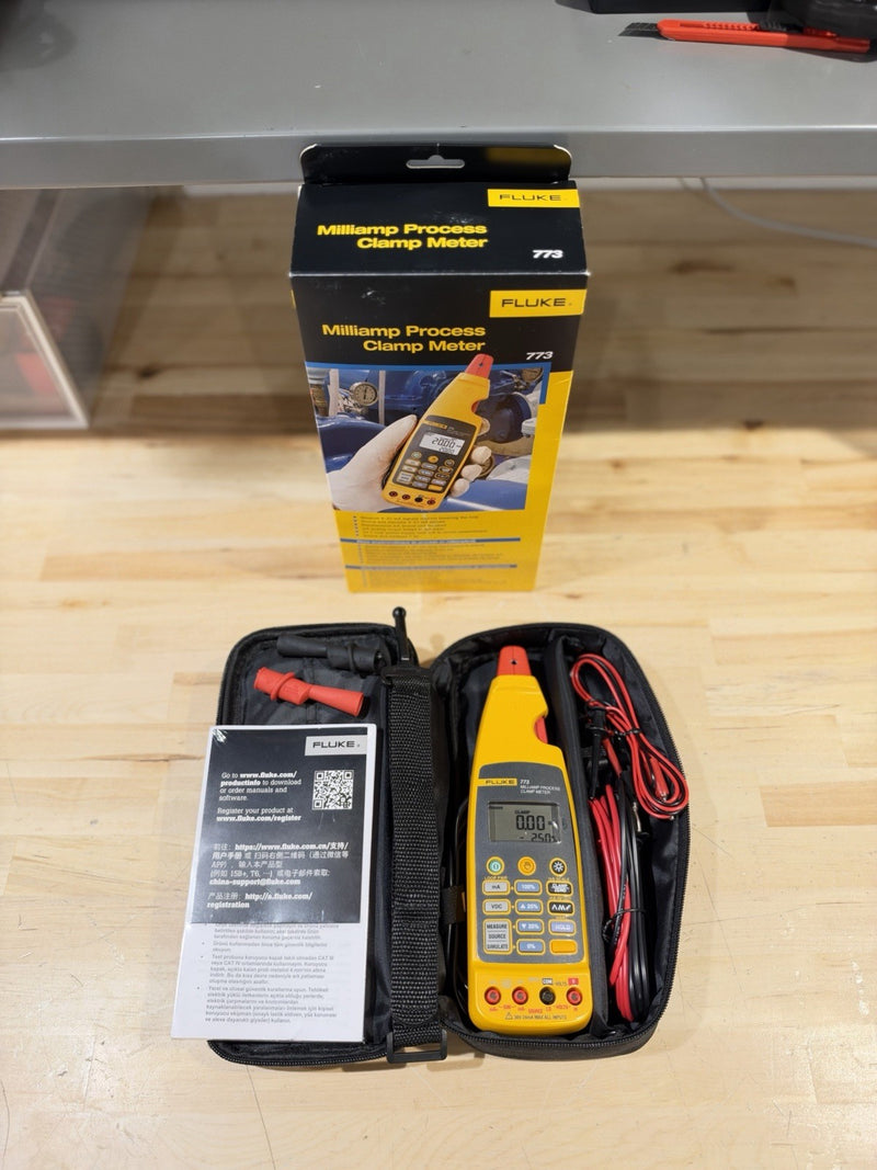 FLUKE 773 MILLIAMP PROCESS CLAMP (TESTED) NEW FREE SHIPPING - NEW