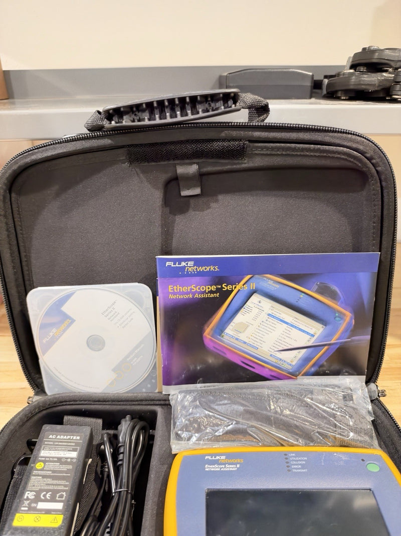 FLUKE NETWORKS ETHERSCOPE SERIES II NETWORK ASSISTANT KIT - SHIPS FAST