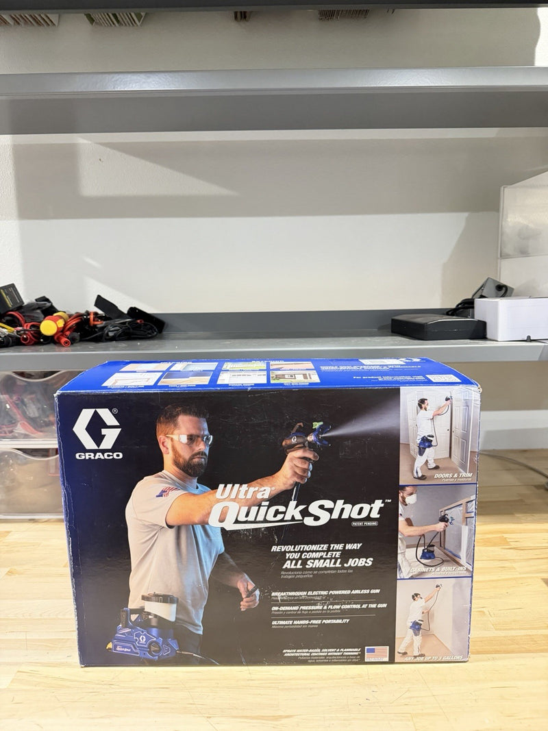 GRACO ULTRA QUICKSHOT AIRLESS PAINT SPRAYER (NEW FACTORY SEALED) FREE SHIPPING