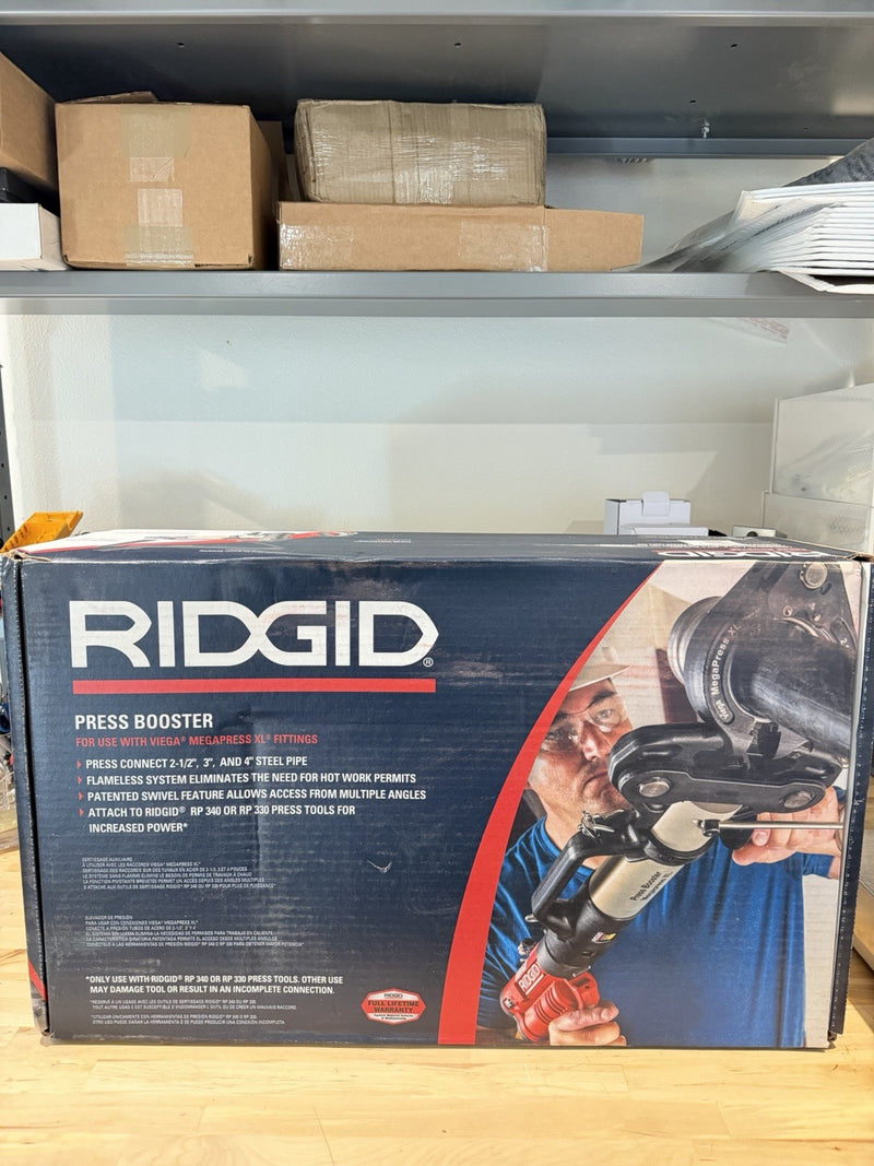 RIDGID 60638 2-1/2" TO 4" MEGAPRESS JAW KIT & PRESS BOOSTER WITH CARRYING CASE